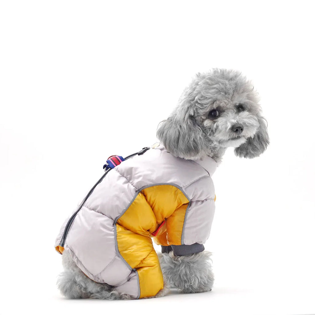 Dog Clothes for Small Dogs Girl/Boy Dog Both Use Pet Overalls Winter Warm Soft Padded Puppy Jumpsuit Full-Closed Belly Cuttable