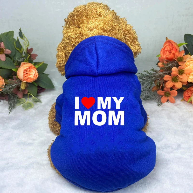 Dog clothes Pet clothes Popular fashion Hoodie Medium and small pet clothes Casual warm dog clothes