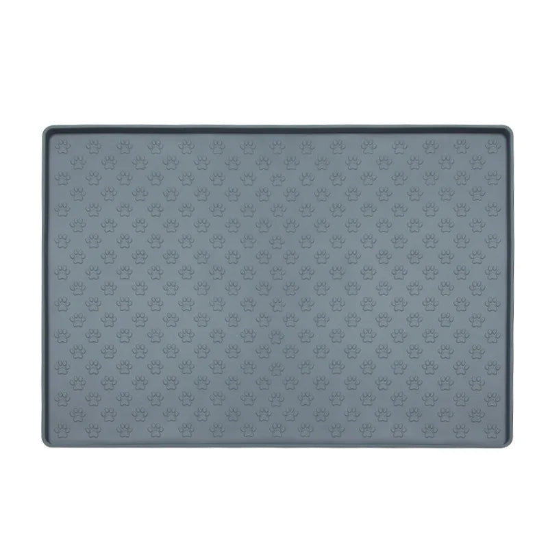 Dog drinking and eating mats cat mats pet mats made of waterproof wear-resistant durable and easy-to-clean silicone Pet supplies