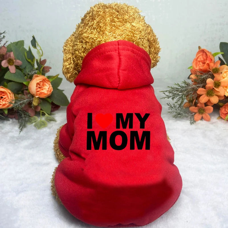 Dog clothes Pet clothes Popular fashion Hoodie Medium and small pet clothes Casual warm dog clothes