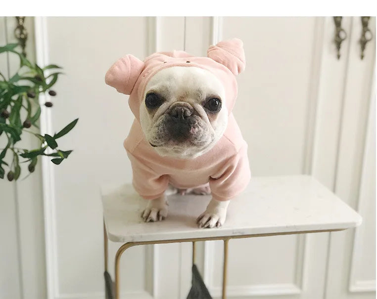 Dog Clothes for Small Medium Dogs Cow Pig Styling Outfit for French Bulldog Pet Puppy Clothing Funny Halloween Xams Dog Costume