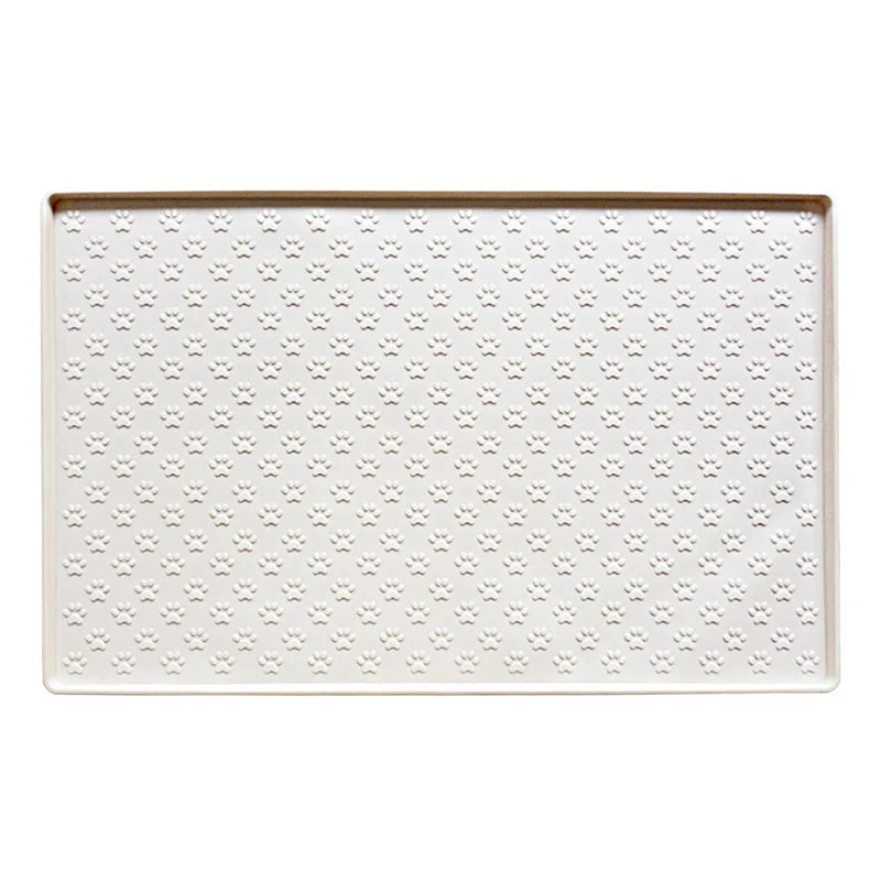 Dog drinking and eating mats cat mats pet mats made of waterproof wear-resistant durable and easy-to-clean silicone Pet supplies