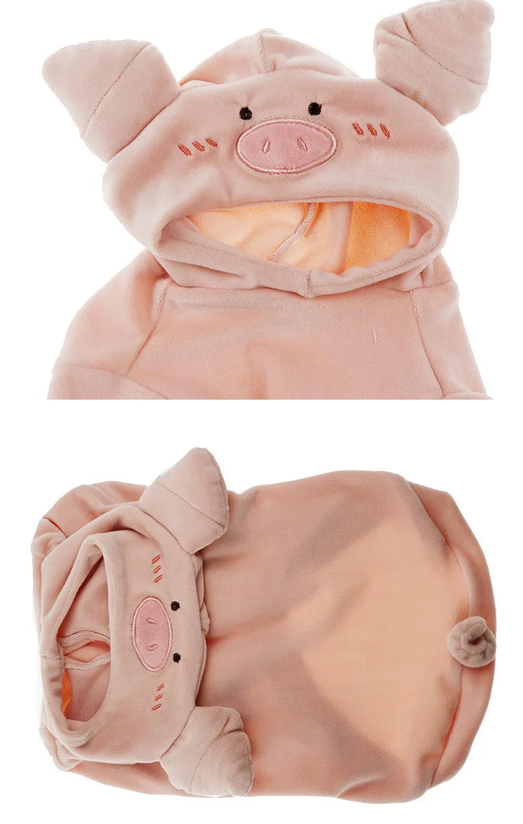 Dog Clothes for Small Medium Dogs Cow Pig Styling Outfit for French Bulldog Pet Puppy Clothing Funny Halloween Xams Dog Costume