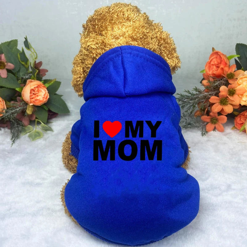Dog clothes Pet clothes Popular fashion Hoodie Medium and small pet clothes Casual warm dog clothes