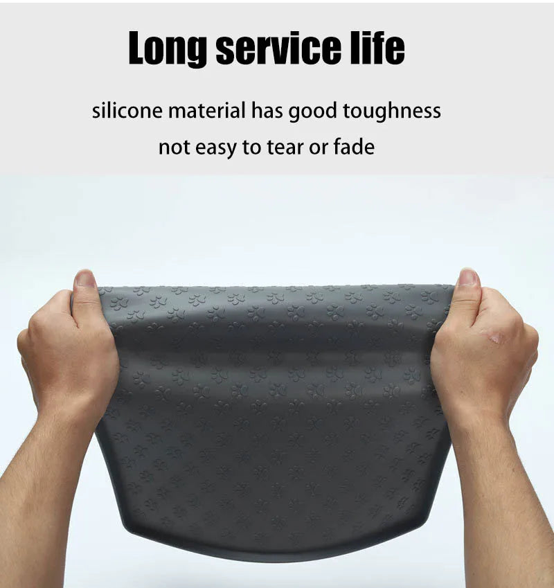 Dog drinking and eating mats cat mats pet mats made of waterproof wear-resistant durable and easy-to-clean silicone Pet supplies